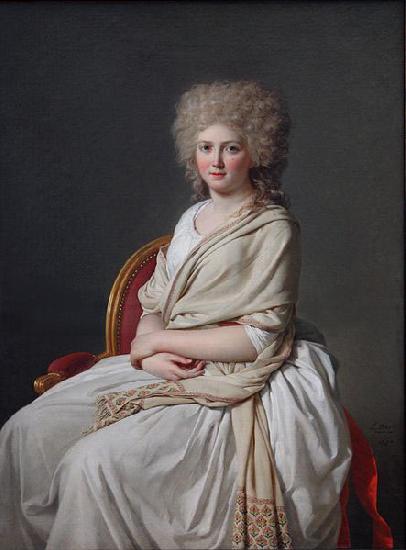 Jacques-Louis David Portrait of Anne-Marie-Louise Thelusson, Countess of Sorcy Sweden oil painting art